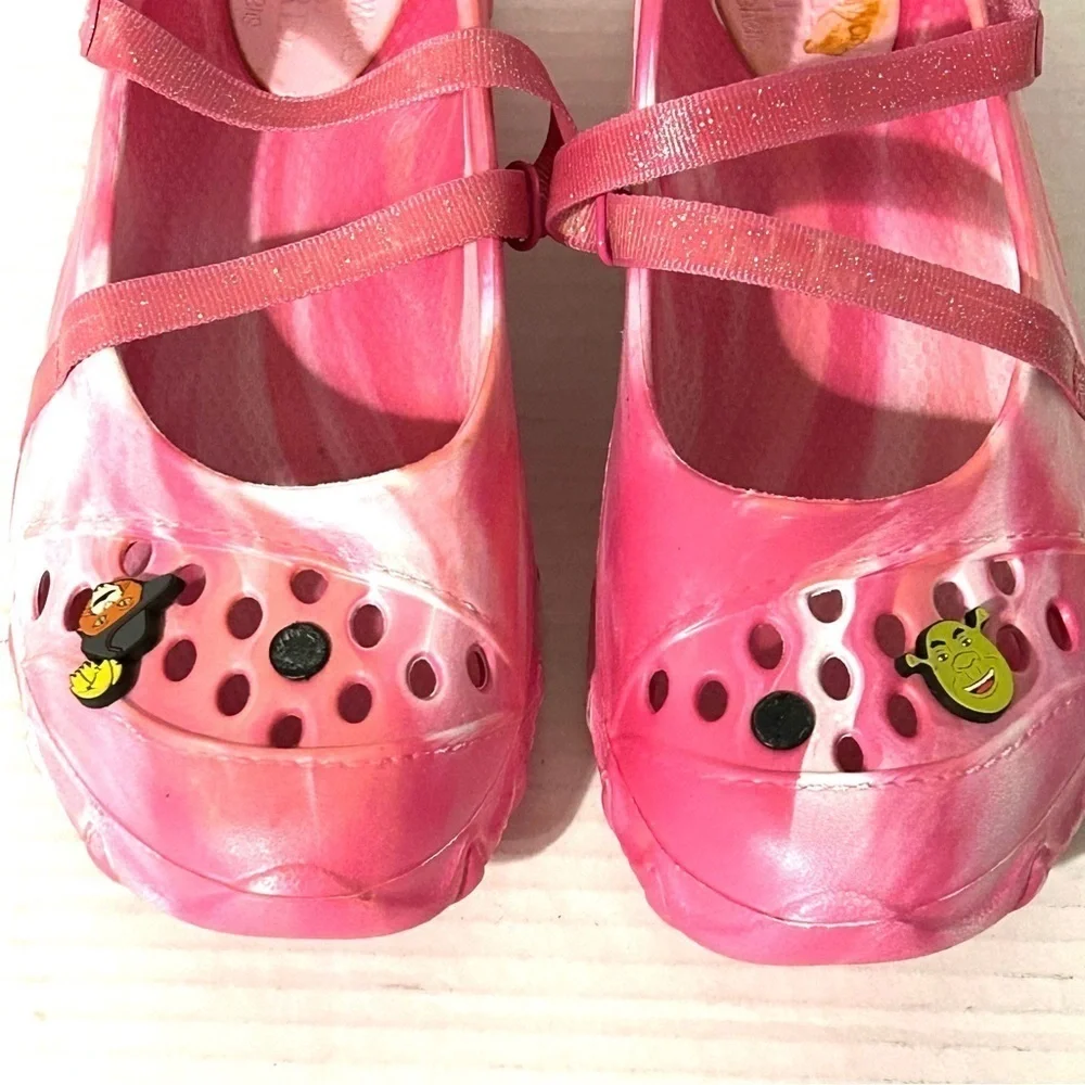 Sketchers Dream Works Shrek the Third Rubber Mary Jane Shoes Size 6